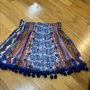 Ramy Brook Women’s Mini Colorful Skirt XS